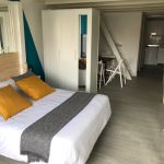 Chambre familiale 6 personnes vue jardin Hôtel Bord à bord à Noirmoutier en Vendée 85